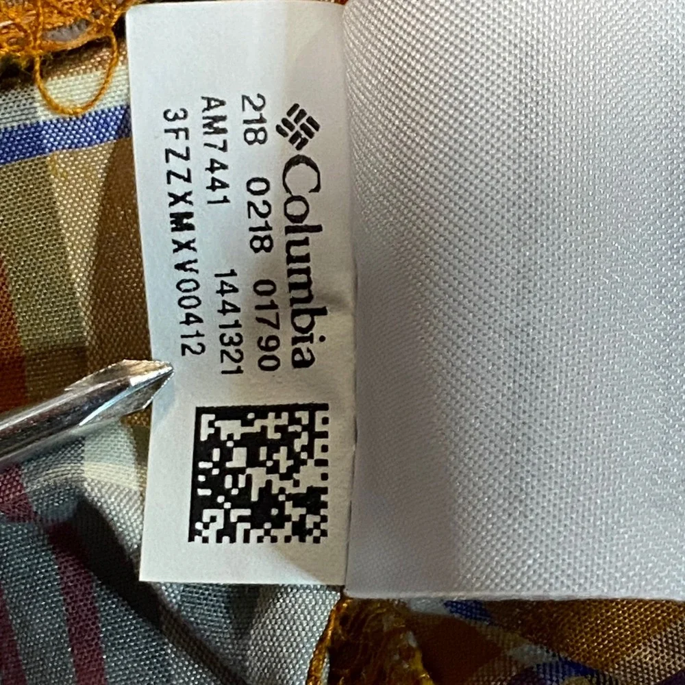 Columbia (Lot of 2) Omni-Shade Plaid Hiking Shirt Mens XL Long Sleeve Button Up